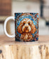 Cockapoo Golden Suncatcher Artwork Ceramic Mug